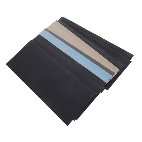 PRETYZOOM 18 Blatt Polieren Mit Schleifpapier Holz Schleifpapier Grobes Schleifpapier Nass- Und Trockenschleifpapier Schleifpapier Mit Verschiedenen Körnungen Grey Sandpapier von PRETYZOOM