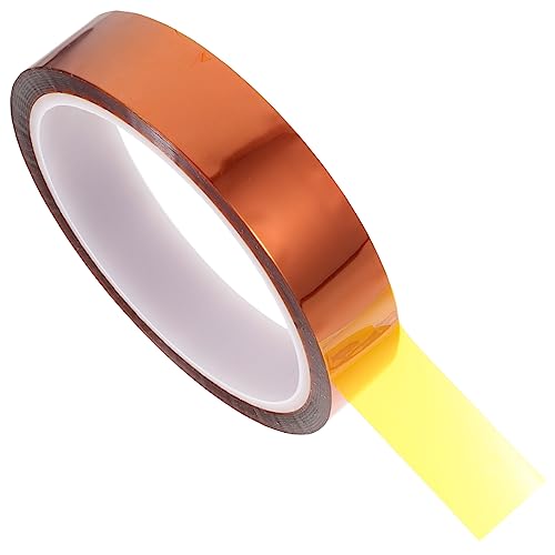 PRETYZOOM 1Rolle Hochtemperatur Klebeband Wärmefestes Rückstandfreies Isolierband Für Elektronik Malerarbeiten Verpackungen Abriebfest Lösungsmittelbeständig Einfach von PRETYZOOM