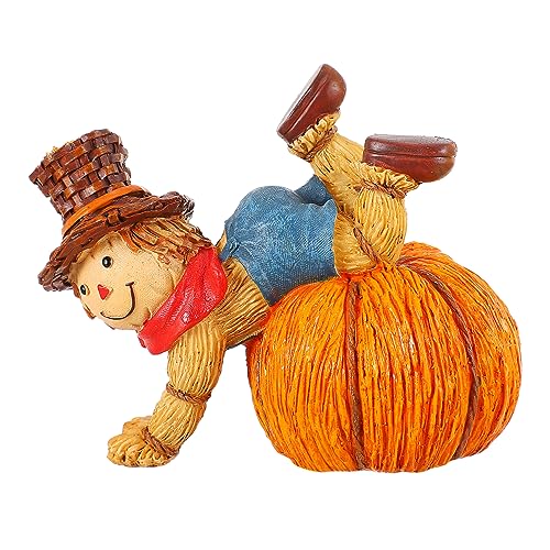 PRETYZOOM 1Stück Kreative Halloween Kürbis Dekoration Wasserdichtes Harz Erntedankfest Scarecrow Ornament für Tisch und Party für Lebendige Festtagsgestaltung PRETYZOOM 1Stück Kreative Halloween Kürbis Dekoration Wasserdichtes Harz Erntedankfest Scarecrow Ornament für Tisch und Party für Lebendige Festtagsgestaltung von PRETYZOOM