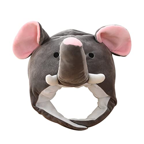 PRETYZOOM 1stk Elefant Kopfbedeckung Hut Kostümhut Hut Kopfschmuck Party-kappe in Lustiger Form Hut Zubehör Fotoversorgung Elefanten-partyhut Grey Plüsch Und Pp Baumwolle PRETYZOOM 1stk Elefant Kopfbedeckung Hut Kostümhut Hut Kopfschmuck Party-kappe in Lustiger Form Hut Zubehör Fotoversorgung Elefanten-partyhut Grey Plüsch Und Pp Baumwolle von PRETYZOOM