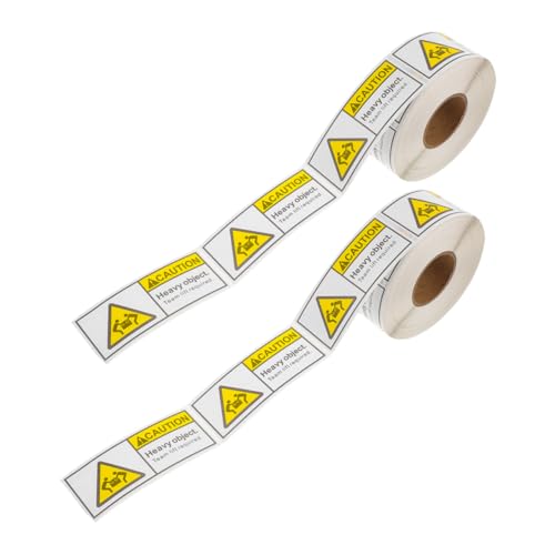 PRETYZOOM 2 Rollen Aufkleber für Übergewicht Klebstoff Stichworte Hochleistungsband mit Etikett Objekt Umzugsaufkleber für Kartons Team-Lift-Label Vorsicht, schwere Aufkleber PRETYZOOM 2 Rollen Aufkleber für Übergewicht Klebstoff Stichworte Hochleistungsband mit Etikett Objekt Umzugsaufkleber für Kartons Team-Lift-Label Vorsicht, schwere Aufkleber von PRETYZOOM