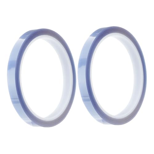 PRETYZOOM 2 Rollen hitzebeständiges Klebeband Streifen hoch Wärmeübertragungsband Trans-Tape Thermal- Band mit hoher Hitze Sublimations-Kit Heizband für Sublimation Wärmeband Kieselgel Blau von PRETYZOOM