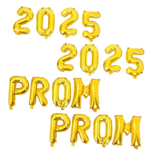 PRETYZOOM 2 Sätze Abschluss Ballon Absolvent Spezielle Dekorationen Für Die Abschlusssaison Abschlussfolienballons Abschlussfoto -requisiten Abschluss Zubehör Golden Aluminiumfolie PRETYZOOM 2 Sätze Abschluss Ballon Absolvent Spezielle Dekorationen Für Die Abschlusssaison Abschlussfolienballons Abschlussfoto -requisiten Abschluss Zubehör Golden Aluminiumfolie von PRETYZOOM