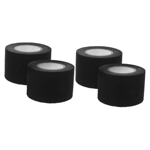 PRETYZOOM 2 Sätze Kabel Elektrisches Band Stoff Isolierband Schwarz Verdrahtungsband Farbig Gewebe-elektroband Ärmel Drahtband Hochtemperaturband Klebeband Nutzen Flanell Black 2 Rollen * 2 von PRETYZOOM