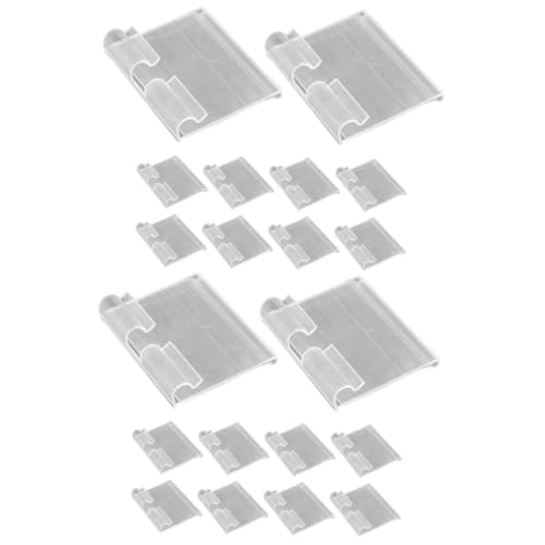 PRETYZOOM 2 Sätze Preisschild Anzeige Kleberegal Zeichen Stehen Für Zeichen Inhaber Stand Etikettenhalter Regaletiketten Für Den Einzelhandel Tag-display-halter Pvc Transparent 20 Stück * 2 von PRETYZOOM