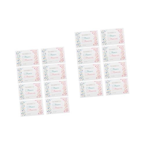 PRETYZOOM 2 Sätze Teiliges Gender Reveal Einladungskarten Lustige Karten Für Shower Und Geschlechtsenthüllungsparty Mit Fröhlichem Cartoon Design Und Hochwertigem Papiermaterial 10 Stück * 2 von PRETYZOOM