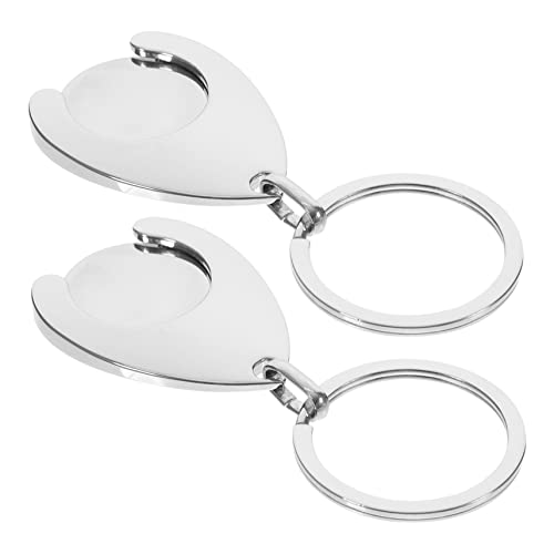 PRETYZOOM 2 Stück Einkaufswagenchip Schlüsselanhänger Robuste Metall Schlüsselringe für Einkaufswagen Praktische Trolley Tokens zur Dekoration und Nutzung PRETYZOOM 2 Stück Einkaufswagenchip Schlüsselanhänger Robuste Metall Schlüsselringe für Einkaufswagen Praktische Trolley Tokens zur Dekoration und Nutzung von PRETYZOOM