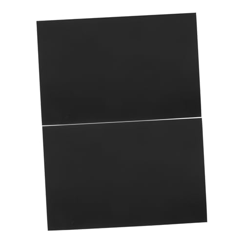 PRETYZOOM 2 Stück Gravierte Bedruckte Aluminiumplatte Vinylbündel Zum Aufbügeln Farbiges Notebook -papier Permanentes Vinyl-bundle Tonerfolie Vinyl Zum Aufbügeln Für T-shirts Cellophan Black von PRETYZOOM