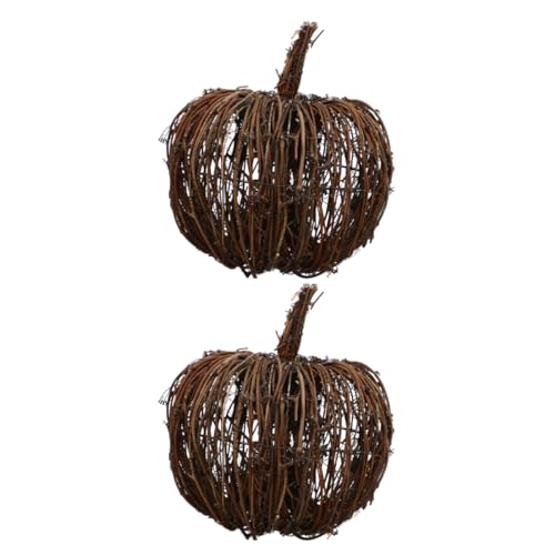 PRETYZOOM 2 Stück Handgefertigte Herbst Pumpkin für Halloween und Thanksgiving Tischdekoration für Festliche Anlässe und Feiern PRETYZOOM 2 Stück Handgefertigte Herbst Pumpkin für Halloween und Thanksgiving Tischdekoration für Festliche Anlässe und Feiern von PRETYZOOM