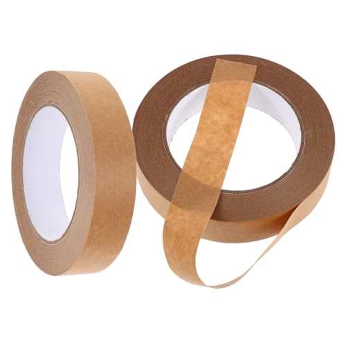 PRETYZOOM 2 Stück Klebeband Braunes Papierband Packpapier Kleben Hochleistungs-packband Breites Band Braunes Packband Rahmenband Packband Aus Papier Sich Bewegendes Band Brown Kraftpapier PRETYZOOM 2 Stück Klebeband Braunes Papierband Packpapier Kleben Hochleistungs-packband Breites Band Braunes Packband Rahmenband Packband Aus Papier Sich Bewegendes Band Brown Kraftpapier von PRETYZOOM