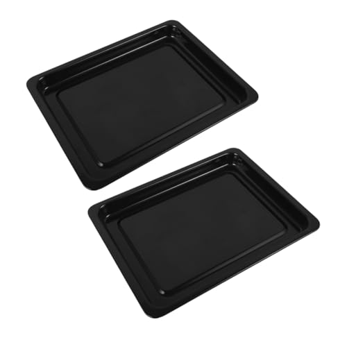 PRETYZOOM 2 Stück Kommerzielle Emaille -backschale Flaches Backblech Backformen Für Den Ofen Backblech Für Die Küche Bratschale Bratpfanne Kekspfanne Cookie-kuchen-pfanne Ofenplatte Schwarz PRETYZOOM 2 Stück Kommerzielle Emaille -backschale Flaches Backblech Backformen Für Den Ofen Backblech Für Die Küche Bratschale Bratpfanne Kekspfanne Cookie-kuchen-pfanne Ofenplatte Schwarz von PRETYZOOM