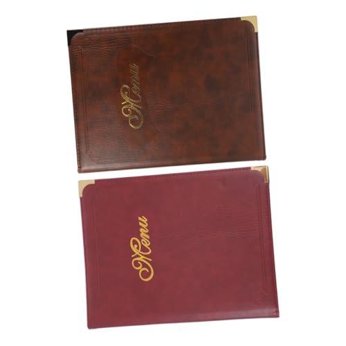 PRETYZOOM 2 Stück Menübuch Halter Cover für Restaurant Transparentes Display Praktische Ordner für Bar und Hotel Einfache Handhabung und Austausch Inhalte PRETYZOOM 2 Stück Menübuch Halter Cover für Restaurant Transparentes Display Praktische Ordner für Bar und Hotel Einfache Handhabung und Austausch Inhalte von PRETYZOOM