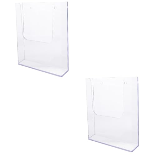 PRETYZOOM 2 Stück Transparenter Wandhänger Magazinhalter aus Stabiler Prospekthalter für Büro Wandorganizer für Broschüren Zeitschriften und Dokumente Platzsparender Wandordnerhalter PRETYZOOM 2 Stück Transparenter Wandhänger Magazinhalter aus Stabiler Prospekthalter für Büro Wandorganizer für Broschüren Zeitschriften und Dokumente Platzsparender Wandordnerhalter von PRETYZOOM