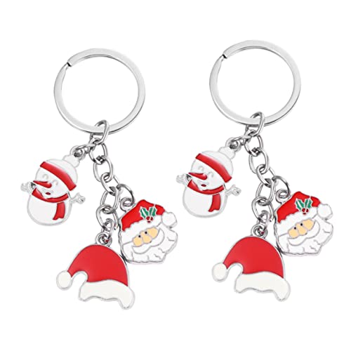 PRETYZOOM 2 Stück Weihnachts-schlüsselanhänger Auto Schlüsselanhänger Schlüsselbund Santa Schlüssel Weihnachtsaufkleber Schlüsselringe Weihnachtsknaufabdeckungen Rot Zinklegierung PRETYZOOM 2 Stück Weihnachts-schlüsselanhänger Auto Schlüsselanhänger Schlüsselbund Santa Schlüssel Weihnachtsaufkleber Schlüsselringe Weihnachtsknaufabdeckungen Rot Zinklegierung von PRETYZOOM