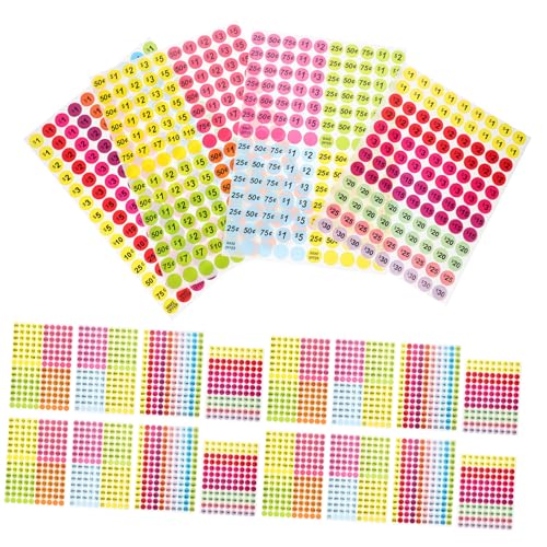 PRETYZOOM 20 Bögen Preisschild Etiketten Etiketten Etiketten Für Garagenlaschen Yard Sale Supplies Preisaufkleber Garage Sale Supplies Garage Sale Kit Aufkleber PRETYZOOM 20 Bögen Preisschild Etiketten Etiketten Etiketten Für Garagenlaschen Yard Sale Supplies Preisaufkleber Garage Sale Supplies Garage Sale Kit Aufkleber von PRETYZOOM