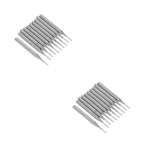PRETYZOOM 20 Stck. Teiliges Präzisions Endfräser aus Wolframstahl mit Schaft Hochstabile Gravier und Fräswerkzeuge für Cnc Router Geeignet für Pcb Holz Metall PRETYZOOM 20 Stck. Teiliges Präzisions Endfräser aus Wolframstahl mit Schaft Hochstabile Gravier und Fräswerkzeuge für Cnc Router Geeignet für Pcb Holz Metall von PRETYZOOM