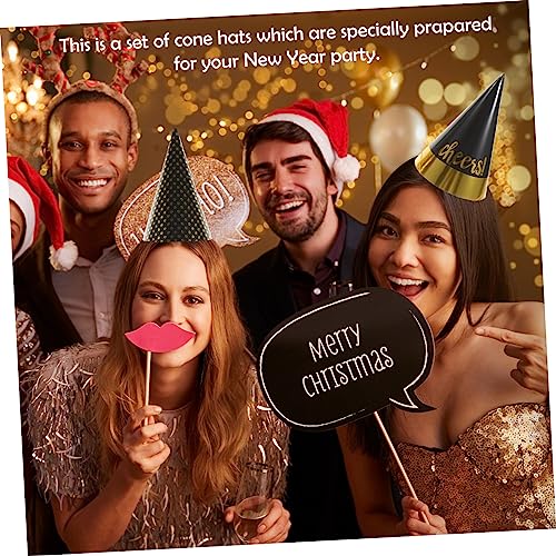 PRETYZOOM Partyhüte Für Silvester 20 Stück Kreative Glänzende Kegelhüte Neuartige Kappe Für Jungen Und Mädchen Dekoratives Partygeschenk Aus Papier PRETYZOOM Partyhüte Für Silvester 20 Stück Kreative Glänzende Kegelhüte Neuartige Kappe Für Jungen Und Mädchen Dekoratives Partygeschenk Aus Papier von PRETYZOOM