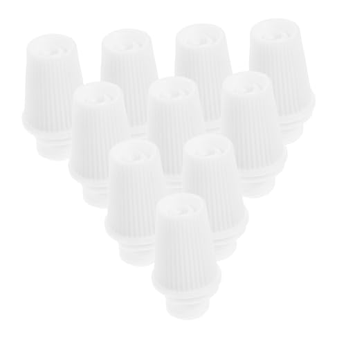 PRETYZOOM 20 Stück Drahtschnalle Die Kabelklemmen Die Draht -Klemme Lichtinstallation Zubehör Lampen Zubehör Kabelverschraubungen für Pendelleuchten Deckenkabelhalter Plastik Transparent von PRETYZOOM