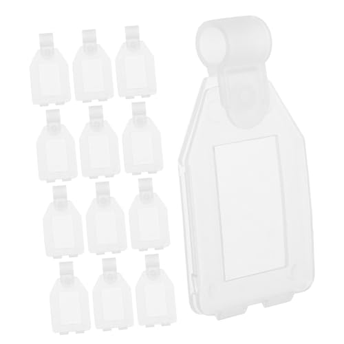 PRETYZOOM 20 Stück Preisschild Einfach steht Inhaber Draht Name hängend Halter für Werbeetiketten Etikettenclip Etikettenhalter für den Einzelhandel pp Transparent PRETYZOOM 20 Stück Preisschild Einfach steht Inhaber Draht Name hängend Halter für Werbeetiketten Etikettenclip Etikettenhalter für den Einzelhandel pp Transparent von PRETYZOOM