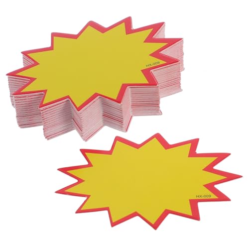 PRETYZOOM 200 Stück Preisschild Tags Für Garage Kleines Etikett Stöbern Form Ersatz-sale-tags Groß Schüttgut Bitte Verkaufstags Halten Ziehen Um Verkaufsschild Papier Yellow PRETYZOOM 200 Stück Preisschild Tags Für Garage Kleines Etikett Stöbern Form Ersatz-sale-tags Groß Schüttgut Bitte Verkaufstags Halten Ziehen Um Verkaufsschild Papier Yellow von PRETYZOOM