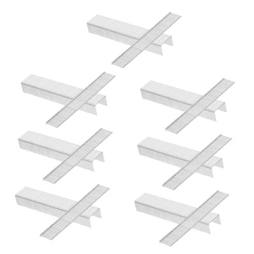 PRETYZOOM 2000 Stück Hardware -Nägel Hefter Heftklammern Standard Mini-Heftklammern Standardklammern Nagel fertig Home Office Supplies Eisen Silver von PRETYZOOM