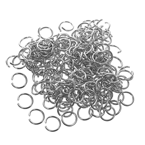 PRETYZOOM 200Stücke Sprungringe Für Schmuckherstellung Offene Ringe Für DIY Halsketten Armbänder Schlüsselanhänger Langlebig Rostfrei PRETYZOOM 200Stücke Sprungringe Für Schmuckherstellung Offene Ringe Für DIY Halsketten Armbänder Schlüsselanhänger Langlebig Rostfrei von PRETYZOOM