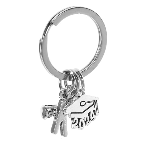 PRETYZOOM 2024 Schlüsselanhänger Für Die Abschlusssaison Karte Ringe Schlüsselanhänger-zubehör Goldener Schlüsselanhänger Halter Brief Grad Süßer Schlüsselanhänger Silver Rostfreier Stahl PRETYZOOM 2024 Schlüsselanhänger Für Die Abschlusssaison Karte Ringe Schlüsselanhänger-zubehör Goldener Schlüsselanhänger Halter Brief Grad Süßer Schlüsselanhänger Silver Rostfreier Stahl von PRETYZOOM