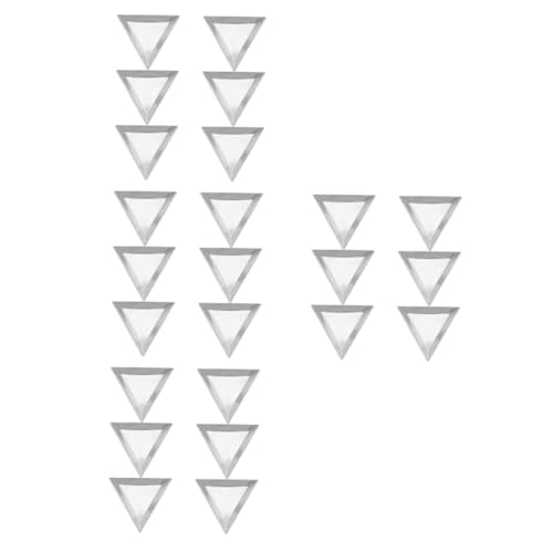 PRETYZOOM 24 Stck. Edelstahl Wiegeschalen Dreieck Design Präzise Wiegeschale für Schmuck Pulver Flüssigkeiten Waagschalen für Epoxidharz-mischung und Laborgebrauch PRETYZOOM 24 Stck. Edelstahl Wiegeschalen Dreieck Design Präzise Wiegeschale für Schmuck Pulver Flüssigkeiten Waagschalen für Epoxidharz-mischung und Laborgebrauch von PRETYZOOM