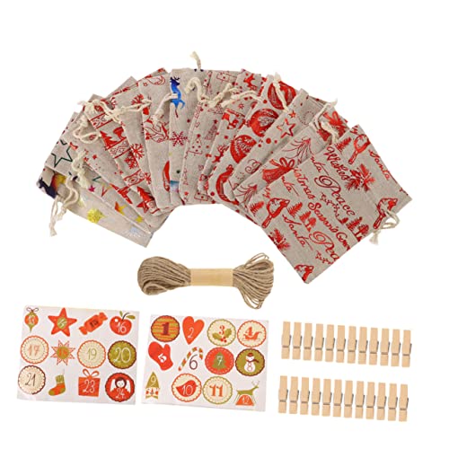 PRETYZOOM 24 Stück Weihnachts Süßigkeitenbeutel Aus Bronzierendem Sackleinen Weihnachts Adventskalender Taschen Adventskalender Taschen Weihnachtsgeschenk Aufkleber Süßigkeitenbeutel PRETYZOOM 24 Stück Weihnachts Süßigkeitenbeutel Aus Bronzierendem Sackleinen Weihnachts Adventskalender Taschen Adventskalender Taschen Weihnachtsgeschenk Aufkleber Süßigkeitenbeutel von PRETYZOOM