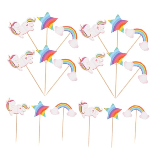 PRETYZOOM Mädchen Jungen Geburtstag Kuchen Dekorationen 24pcs Cartoon Cupcake Topper Party Dekorationen PRETYZOOM Mädchen Jungen Geburtstag Kuchen Dekorationen 24pcs Cartoon Cupcake Topper Party Dekorationen von PRETYZOOM