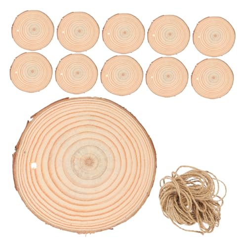 PRETYZOOM 25 Stück Vorgebohrte Unbehandelte Bastelrohlinge mit Löchern Jute für Rustikale Dekoration und Kreative Projekte PRETYZOOM 25 Stück Vorgebohrte Unbehandelte Bastelrohlinge mit Löchern Jute für Rustikale Dekoration und Kreative Projekte von PRETYZOOM