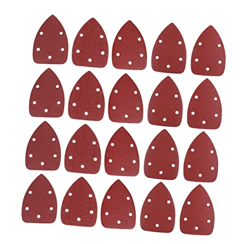 PRETYZOOM 25 Stück dreieckiges Schleifpapier Schleifen Schleifpads Sandpapier Schleifpapier mit dreieckiger Rückseite Schleifpapier strömen rot PRETYZOOM 25 Stück dreieckiges Schleifpapier Schleifen Schleifpads Sandpapier Schleifpapier mit dreieckiger Rückseite Schleifpapier strömen rot von PRETYZOOM
