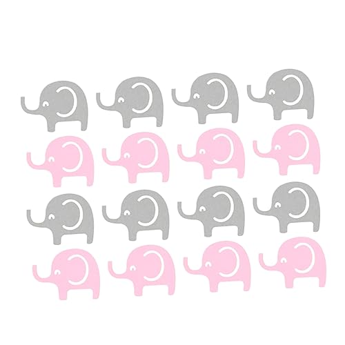 PRETYZOOM 2er-pack Konfetti Dekorationen Für Elefanten-themenpartys Lebendige Partydekorationen Tischdekorationen Für Hochzeiten Tischtiere Baby Stück Papier Handwurf von PRETYZOOM