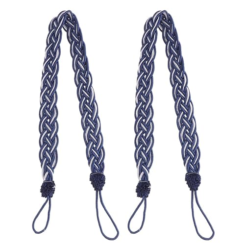 PRETYZOOM 2St Gardinenhalter gardinen Halterung Vorhang gardinen Vorhang Halter handgebundener Gardinenclip Gardinen Quasten Raffhalter Handvorhangklammern Vorhangseil Blue PRETYZOOM 2St Gardinenhalter gardinen Halterung Vorhang gardinen Vorhang Halter handgebundener Gardinenclip Gardinen Quasten Raffhalter Handvorhangklammern Vorhangseil Blue von PRETYZOOM