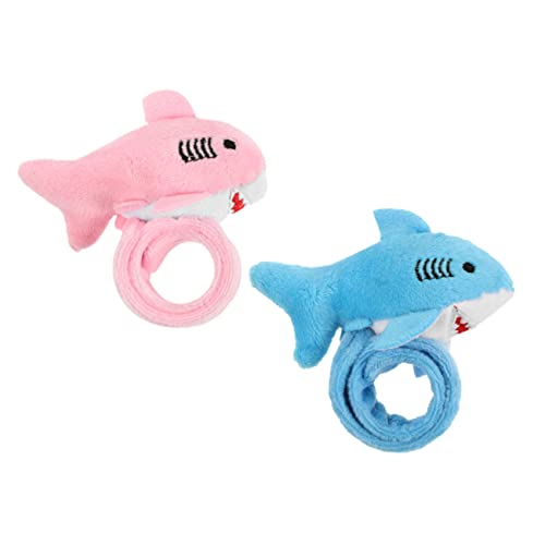 PRETYZOOM 2St Plüschring Armbänder Hamsterspielzeug Tiere für Huggers Slap Armband Tiere Hai halloween halloween assecoires Streichelband Bänder mit Tiermuster PP Baumwolle PRETYZOOM 2St Plüschring Armbänder Hamsterspielzeug Tiere für Huggers Slap Armband Tiere Hai halloween halloween assecoires Streichelband Bänder mit Tiermuster PP Baumwolle von PRETYZOOM