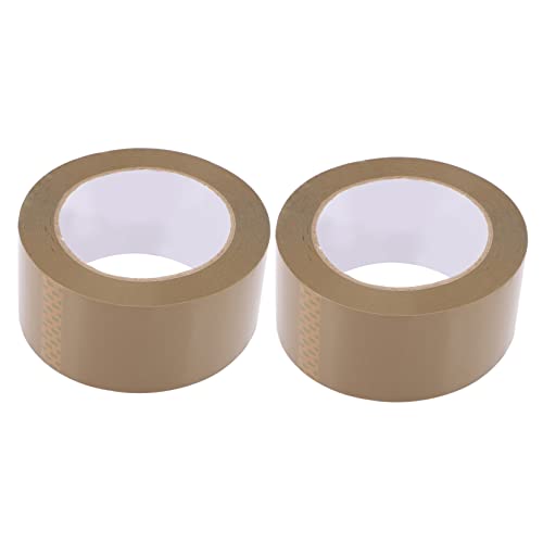 PRETYZOOM 2Stücke Verpackungsband für Karton Braunes Versiegelungsband für Paketversand Starkes Klebeband für Sichere Verpackungen von PRETYZOOM