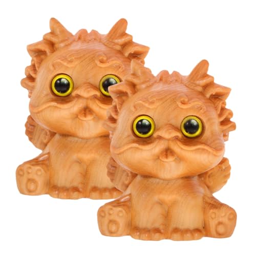 PRETYZOOM 2pcs Handgefertigte -Dekorationen Bank Tischdeko Tischtierdekoration Tierfigur Für Den Schreibtisch Vintage Tierstatue Mini-tierhandwerk Desktop-tierfigur Tischtierfigur Holz PRETYZOOM 2pcs Handgefertigte -Dekorationen Bank Tischdeko Tischtierdekoration Tierfigur Für Den Schreibtisch Vintage Tierstatue Mini-tierhandwerk Desktop-tierfigur Tischtierfigur Holz von PRETYZOOM