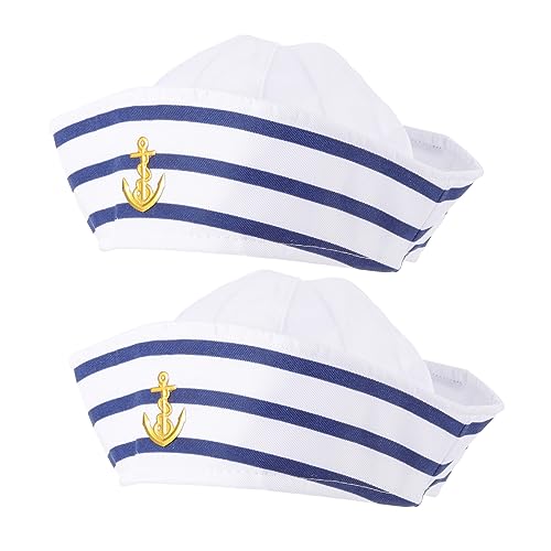 PRETYZOOM Männer Frauen Erwachsene Sailor Marine Hut Schiff Kappe Für Party Cosplay Dekorative Hut PRETYZOOM Männer Frauen Erwachsene Sailor Marine Hut Schiff Kappe Für Party Cosplay Dekorative Hut von PRETYZOOM