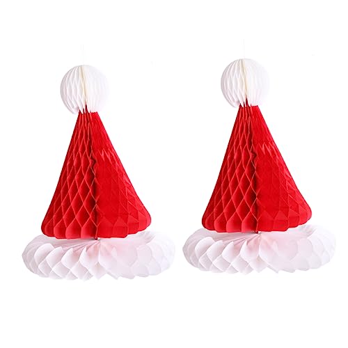 PRETYZOOM Weihnachtsmützen Im Honigwaben Design Festliche Tischdekoration Für Weihnachtsfeiern Partyhüte Für Den Weihnachtsbaum Und Festliche Anlässe PRETYZOOM Weihnachtsmützen Im Honigwaben Design Festliche Tischdekoration Für Weihnachtsfeiern Partyhüte Für Den Weihnachtsbaum Und Festliche Anlässe von PRETYZOOM