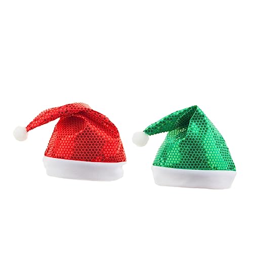 PRETYZOOM 2st Weihnachtsmütze Weihnachtsdeko Hut Zum Thema Weihnachten Weihnachtsthema Hut Von Weihnachtskopfbedeckungen Weihnachtskopfschmuck Paillettenstoff PRETYZOOM 2st Weihnachtsmütze Weihnachtsdeko Hut Zum Thema Weihnachten Weihnachtsthema Hut Von Weihnachtskopfbedeckungen Weihnachtskopfschmuck Paillettenstoff von PRETYZOOM