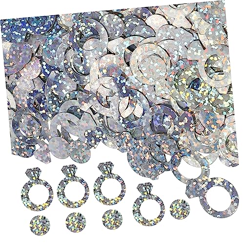 PRETYZOOM 3 Diamantring Konfetti Partykonfetti Für Den Tisch Hochzeitsdekor Verlobungsring Lametta Geburtstagsdekorationen Engagement Ringe Konfetti Für Die Brautparty Esstisch Papier PRETYZOOM 3 Diamantring Konfetti Partykonfetti Für Den Tisch Hochzeitsdekor Verlobungsring Lametta Geburtstagsdekorationen Engagement Ringe Konfetti Für Die Brautparty Esstisch Papier von PRETYZOOM