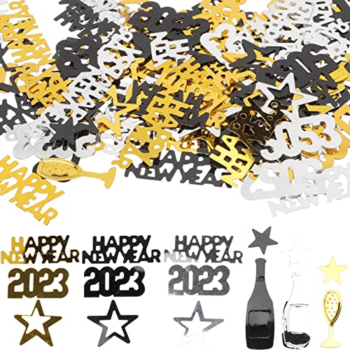 PRETYZOOM Neujahrsparty-dekorationen 2023 Konfetti-taschen Tischstreuer Neujahrsparty-zubehör von PRETYZOOM