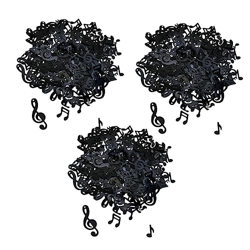 PRETYZOOM Kunststoff-notizpapier-schaber 3er-pack Geburtstags-konfetti Tischdekoration Notizpapier-dekorationen von PRETYZOOM