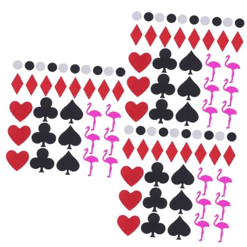 3 Packungen Poker-Konfetti Brautballons Tischkonfetti Geburtstag tropisch Dekor Kartenspielen Konfetti zum Thema Las Vegas Partytisch Konfetti Pailletten schmücken Esstisch Plastik von PRETYZOOM