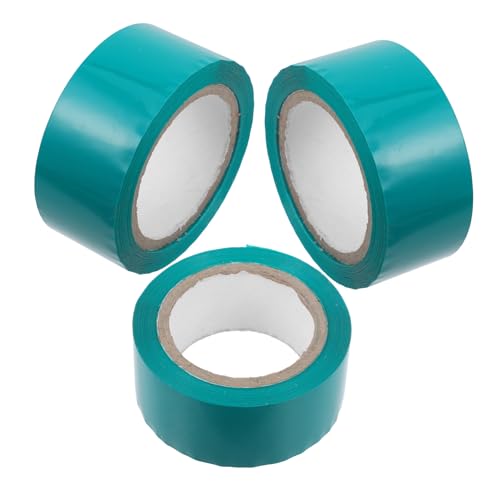 PRETYZOOM 3 Rollen sich bewegendes Band paketband verpackungsband verpackungsmaterial versiegelung Sicherheitsband Klebeband Packband zum Nachfüllen Packband für Umzugskartons bopp Green von PRETYZOOM