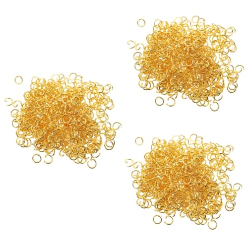 PRETYZOOM 3 Sätze Rostfreier Stahlöffnungsring Ketten Zur Schmuckherstellung Größe Monteur Bausatz Perlen Biegeringe Selber Basteln Schmuckbefund Golden 500 Stück * 3 PRETYZOOM 3 Sätze Rostfreier Stahlöffnungsring Ketten Zur Schmuckherstellung Größe Monteur Bausatz Perlen Biegeringe Selber Basteln Schmuckbefund Golden 500 Stück * 3 von PRETYZOOM