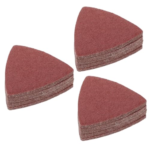 PRETYZOOM 3 Sätze Sandpapier Schleifen Unterlage Oszillierendes Schleifpad Streugut Dreieck-schleifpad Schleifpapier Weiches Schleifpad Handpolierpad Schleifpads 20 Stück * 3 von PRETYZOOM