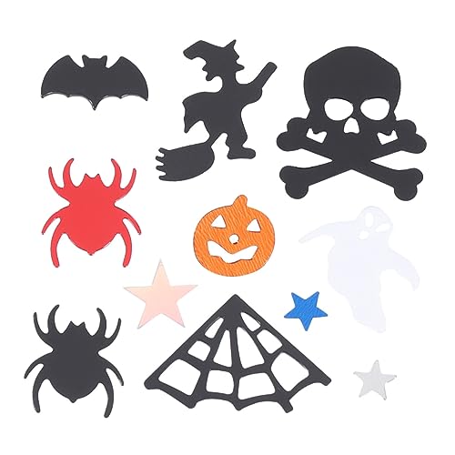 PRETYZOOM Halloween Set Spinne Konfetti Geist Skelett Stern Kürbisse Gemischte Dekorationen PRETYZOOM Halloween Set Spinne Konfetti Geist Skelett Stern Kürbisse Gemischte Dekorationen von PRETYZOOM