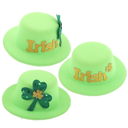 PRETYZOOM 3 Stück Grüne Partyhut Haaraufsätze Haar Accessoires Für Mädchen Haarspangen Haarspangen Clips Für Haare Kleider Hüte Für Frauen Haar Accessoires Für St Patrick'S Day Tuch PRETYZOOM 3 Stück Grüne Partyhut Haaraufsätze Haar Accessoires Für Mädchen Haarspangen Haarspangen Clips Für Haare Kleider Hüte Für Frauen Haar Accessoires Für St Patrick'S Day Tuch von PRETYZOOM