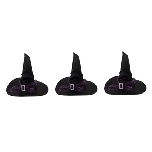 PRETYZOOM 3 Stück Halloween-Hexenhut Zaubererhut für Erwachsene gotischer Hut Halloweenkostüm Hexenhüte Erwachsene Halloween Zaubererhut für Hexenhut Gothic-Hut Stoff PRETYZOOM 3 Stück Halloween-Hexenhut Zaubererhut für Erwachsene gotischer Hut Halloweenkostüm Hexenhüte Erwachsene Halloween Zaubererhut für Hexenhut Gothic-Hut Stoff von PRETYZOOM